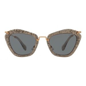 Miu Miu Noire Cat Eye with Glitter sunglasses